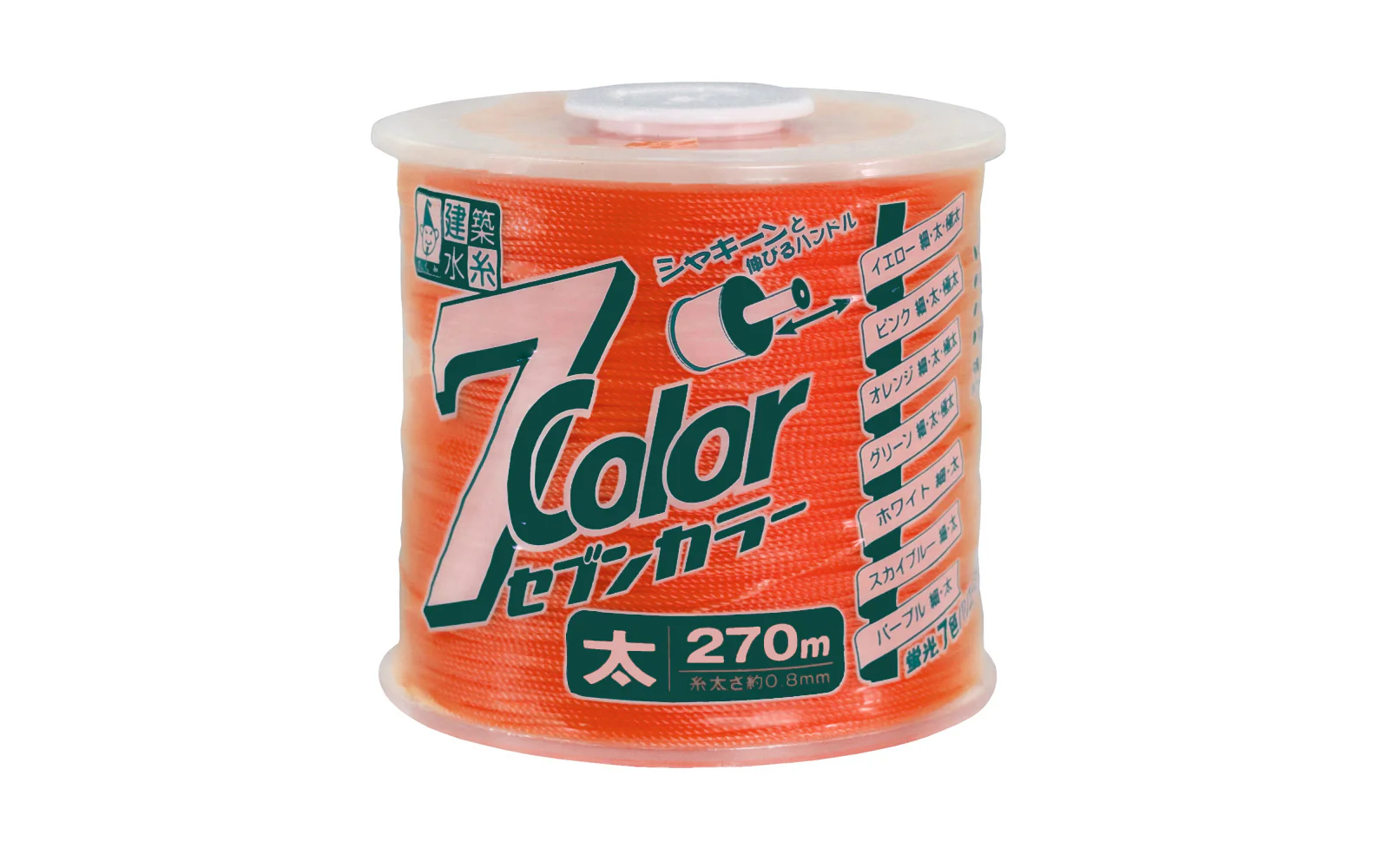 0.8 mm Layout String Line 'Jet Line' ~ Fluorescent Orange - Image 2