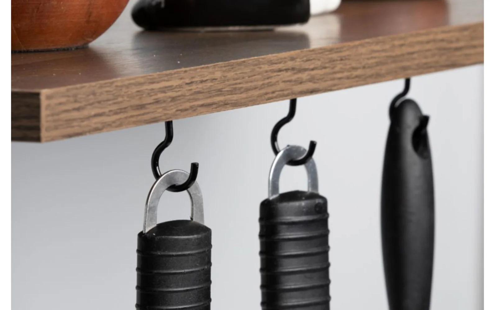 1" Black Finish Cup Hooks - 30 Pack - Image 2