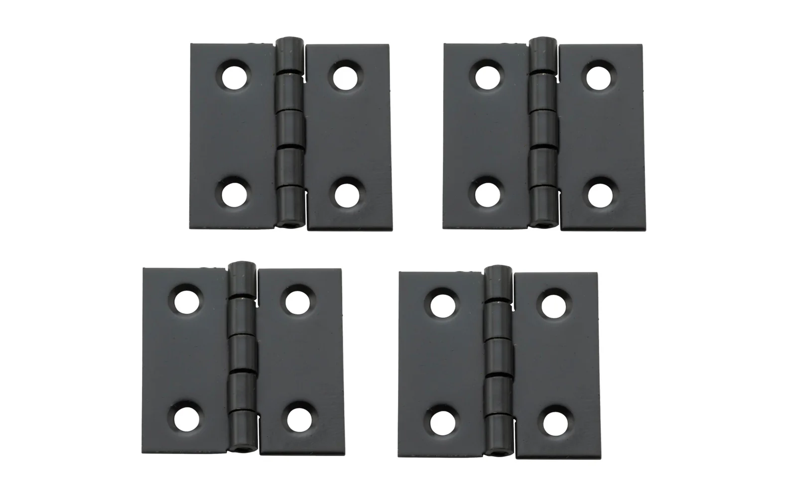 1" x 1" Oil Rubbed Bronze Hinges ~ 4 Pack