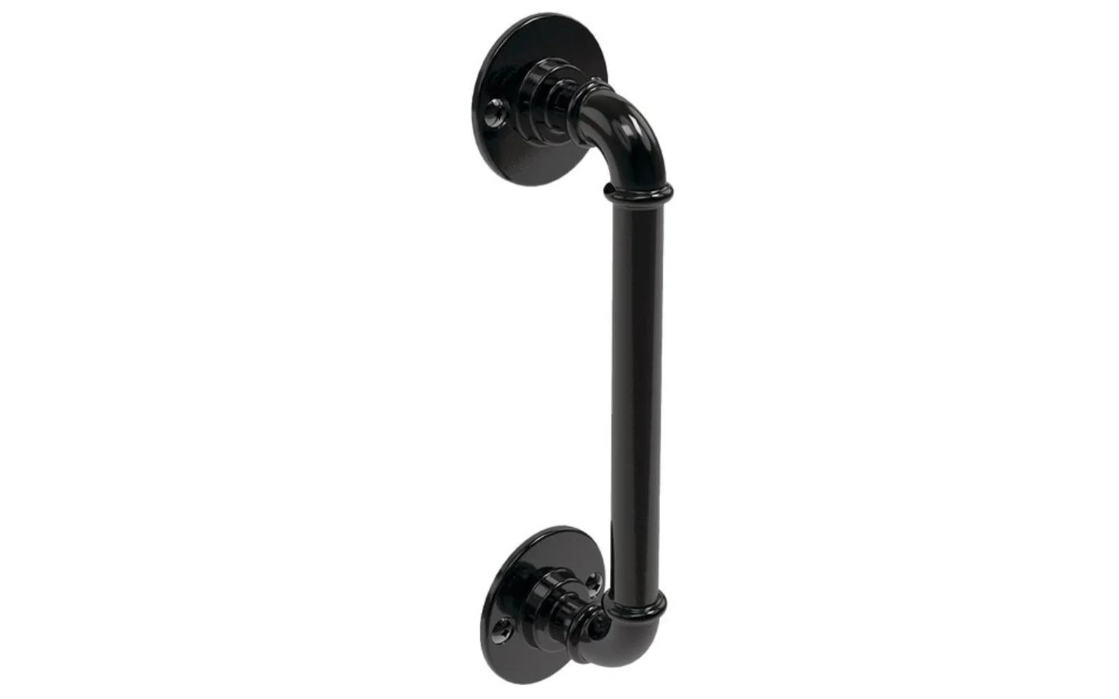 10-1/2" Black Finish Industrial Pipe Handle