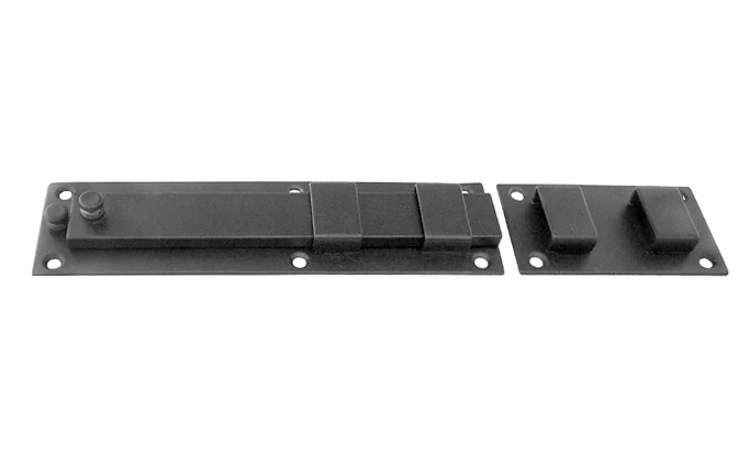 10-3/4" Stainless Shutter Bolt with Black Finish