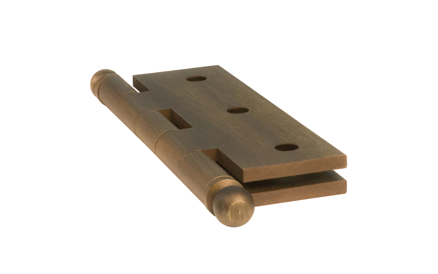 Classic Solid Brass Ball-Tip Cabinet Hinge ~ 2-1/2" x 1-3/4" - Image 3