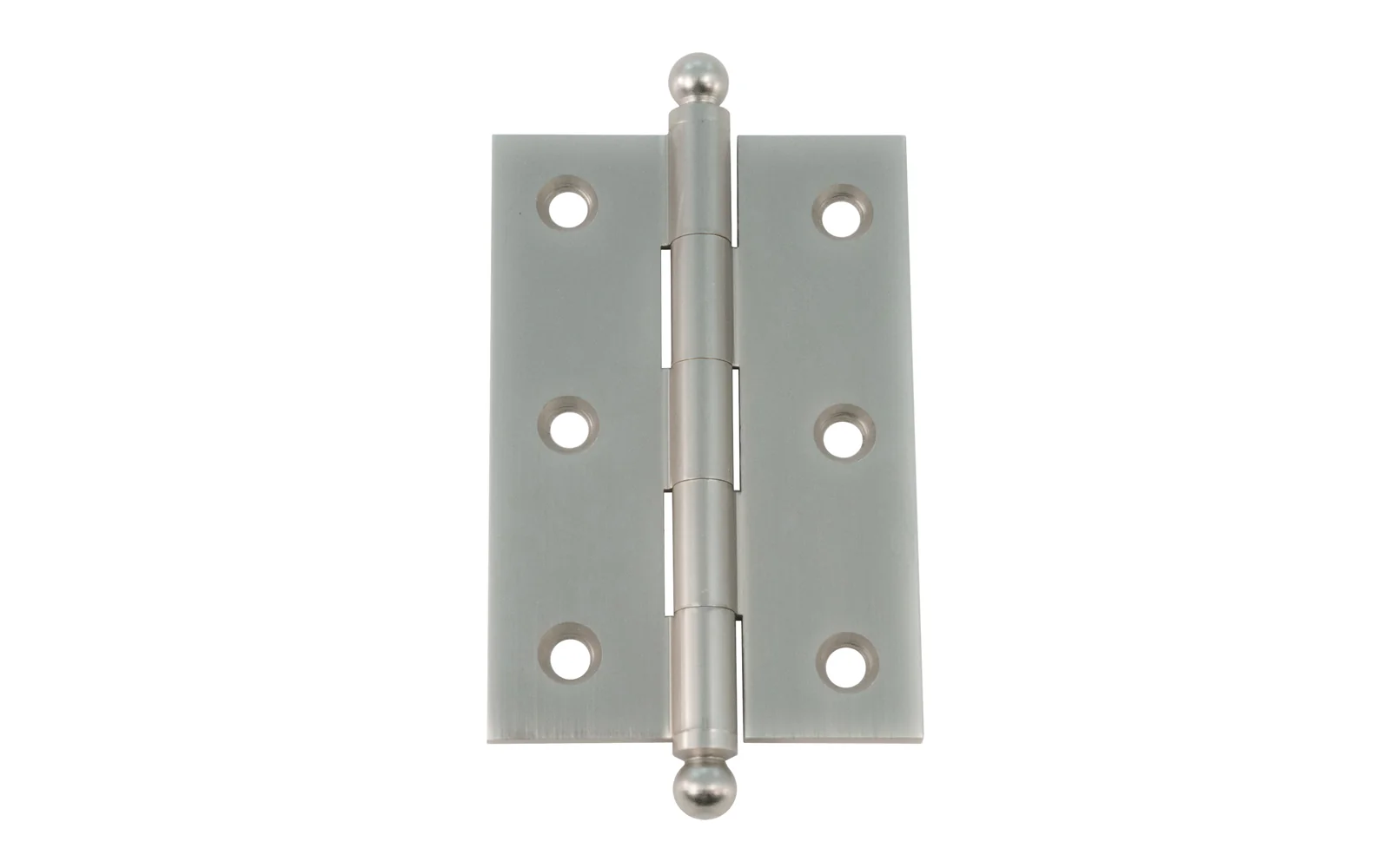 Classic Solid Brass Ball-Tip Cabinet Hinge ~ 2-1/2" x 1-3/4" - Image 4