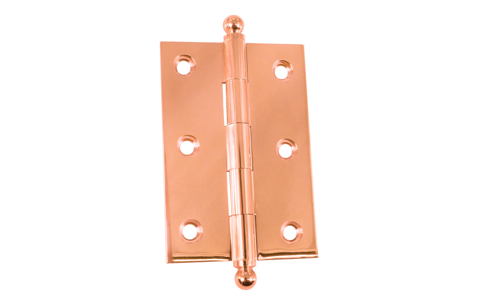 Classic Solid Brass Ball-Tip Cabinet Hinge ~ 2-1/2" x 1-3/4" - Image 9