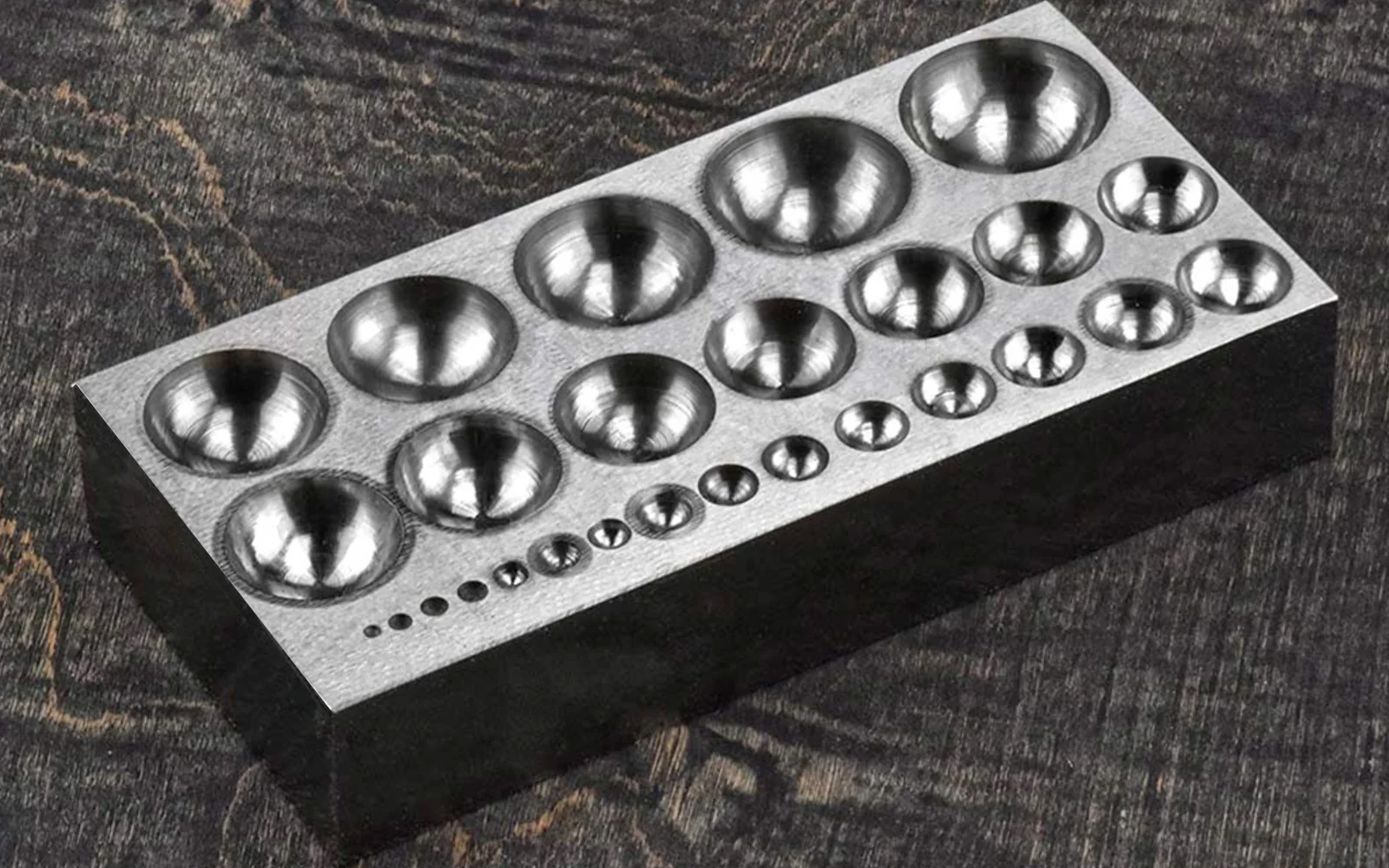 2-1/2" x 5" Steel Dapping Block - Image 2