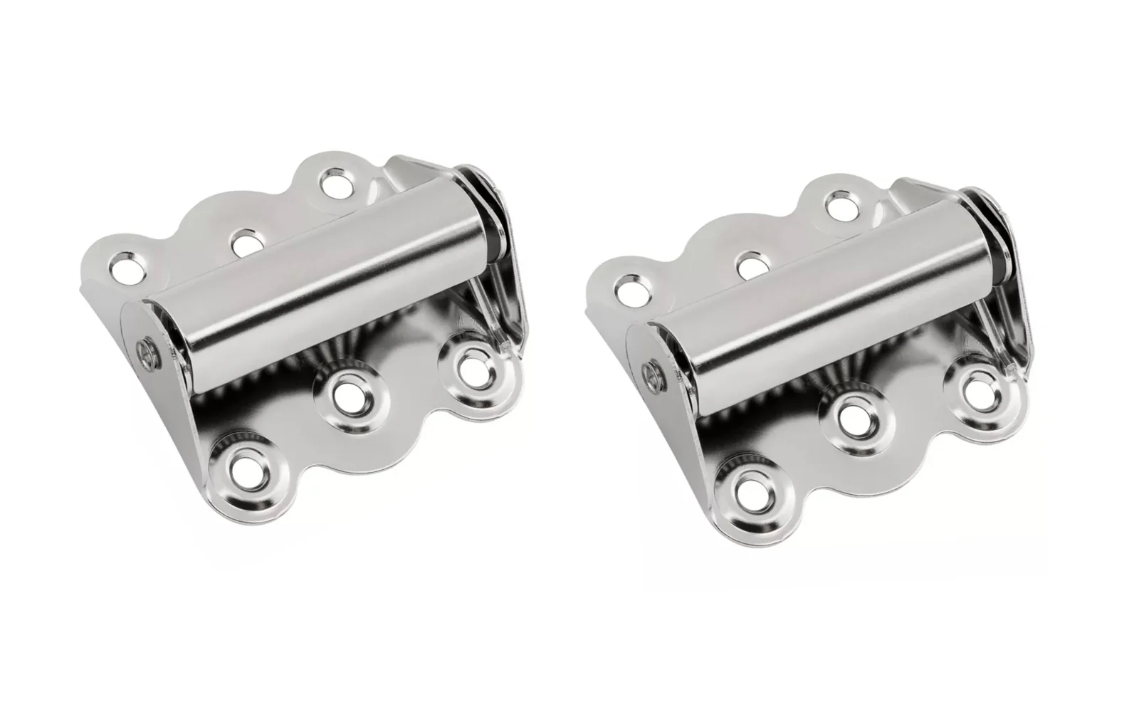 2-3/4" Stainless Steel Surface Mount Spring-Loaded Hinges