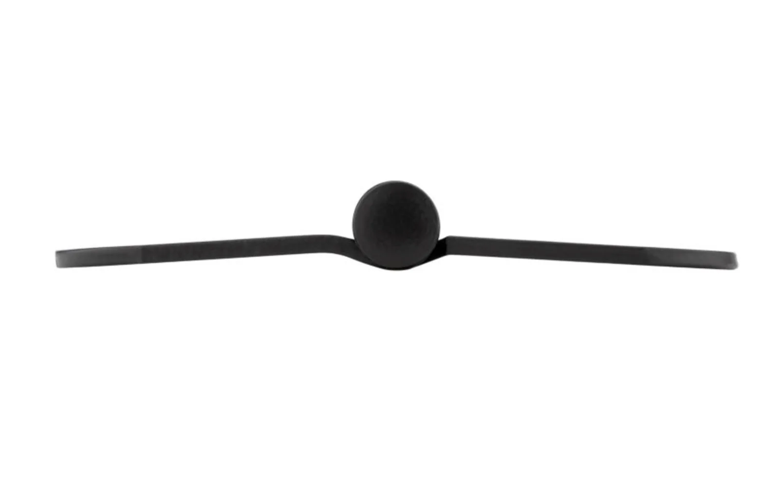 3-1/2" Matte Black Squeak Guard Hinges, 5/8" Rad. - Image 2