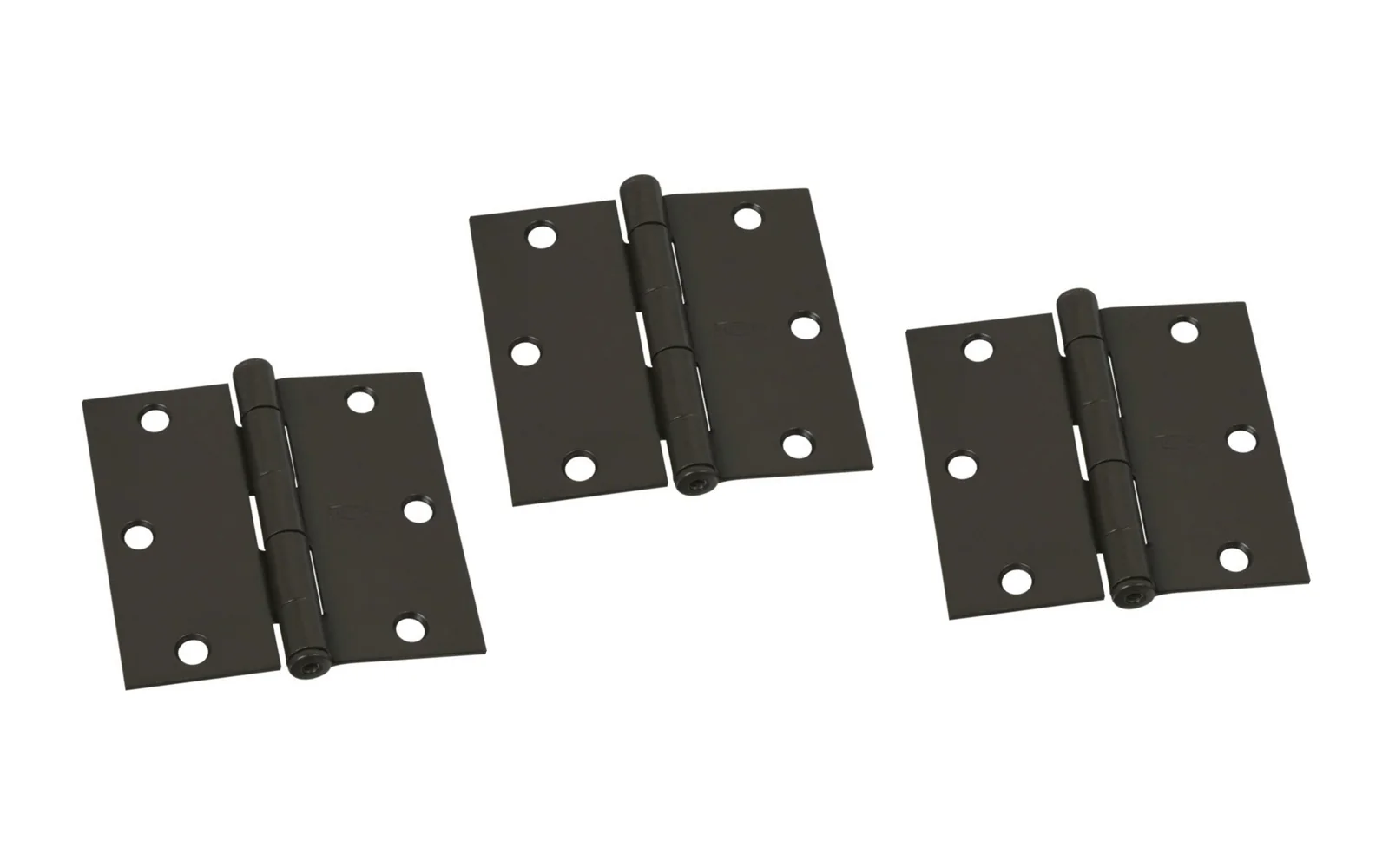 3-1/2" Oil Rubbed Bronze Door Hinges - 3 Pack