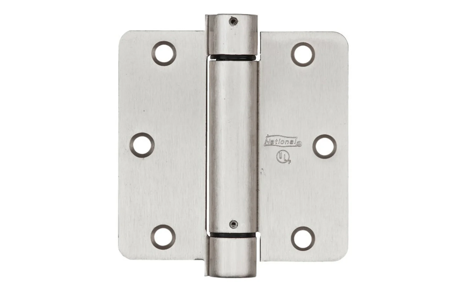 3-1/2" Satin Nickel Finish Spring Hinge