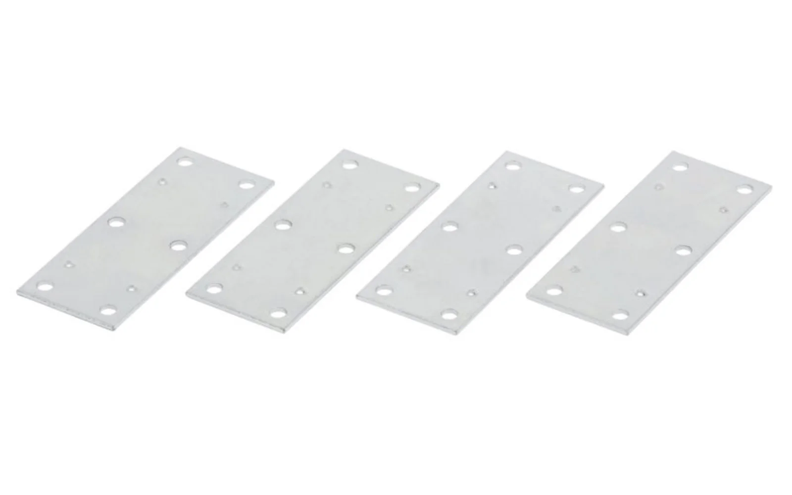 3-1/2" x 1-3/8" Zinc-Plated Mending Plates - 4 Pack