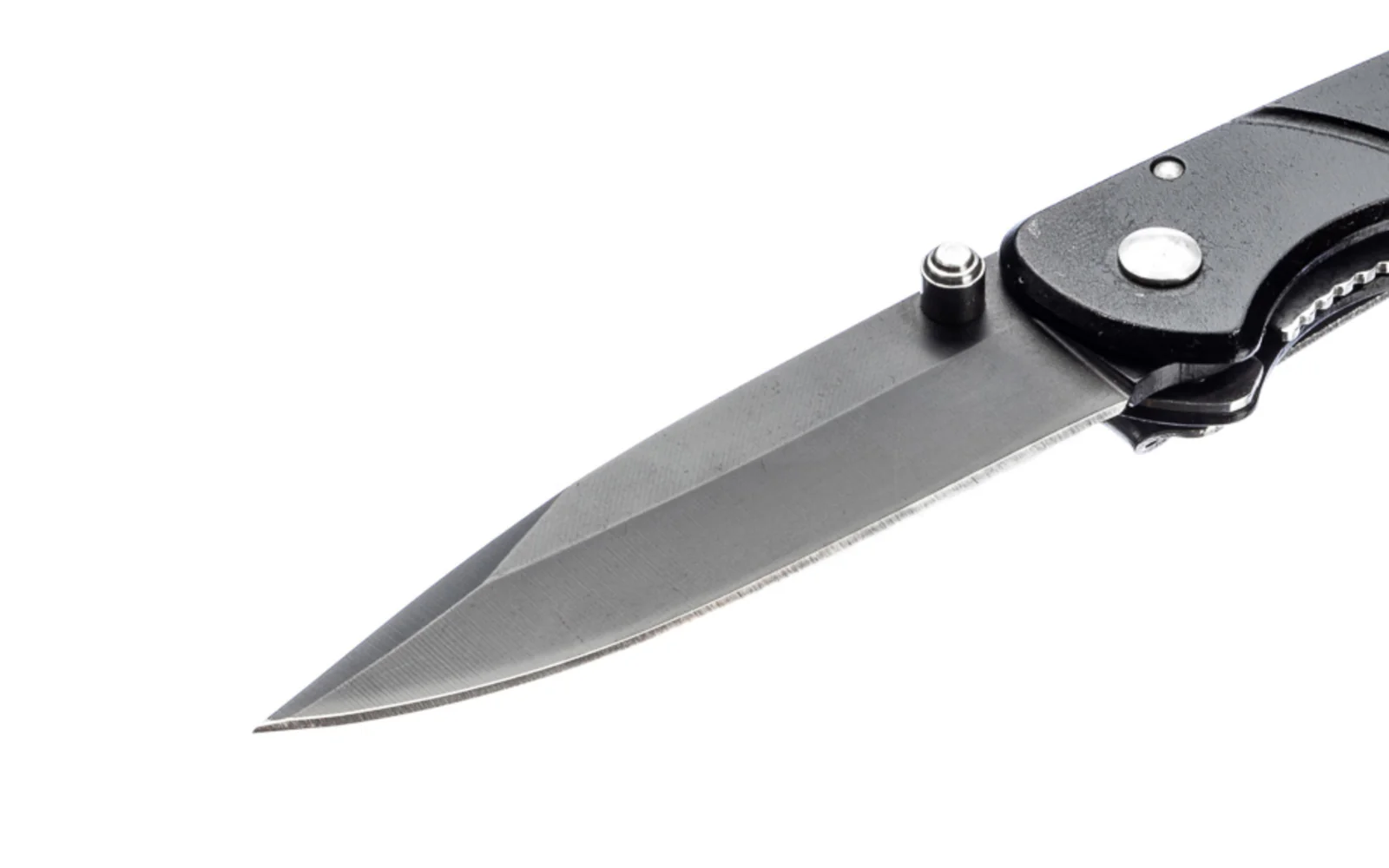 3-3/4" Pocket Knife with Aluminum Black Body - Image 3