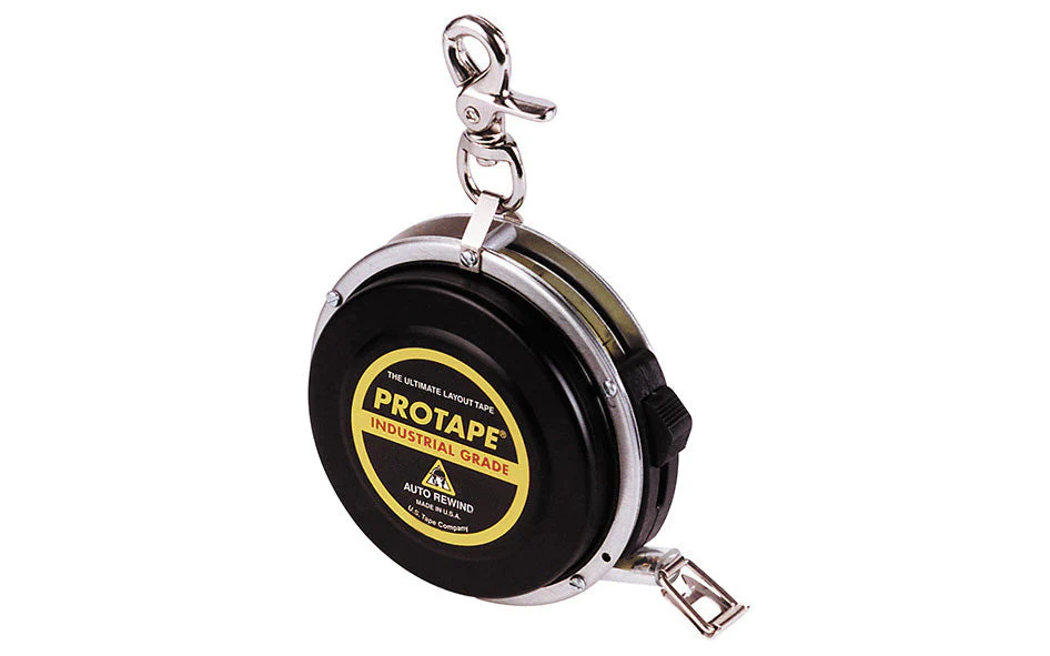 3/8" x 100' Spencer Pro-Tape Auto-Rewind Tape Measure - 900B
