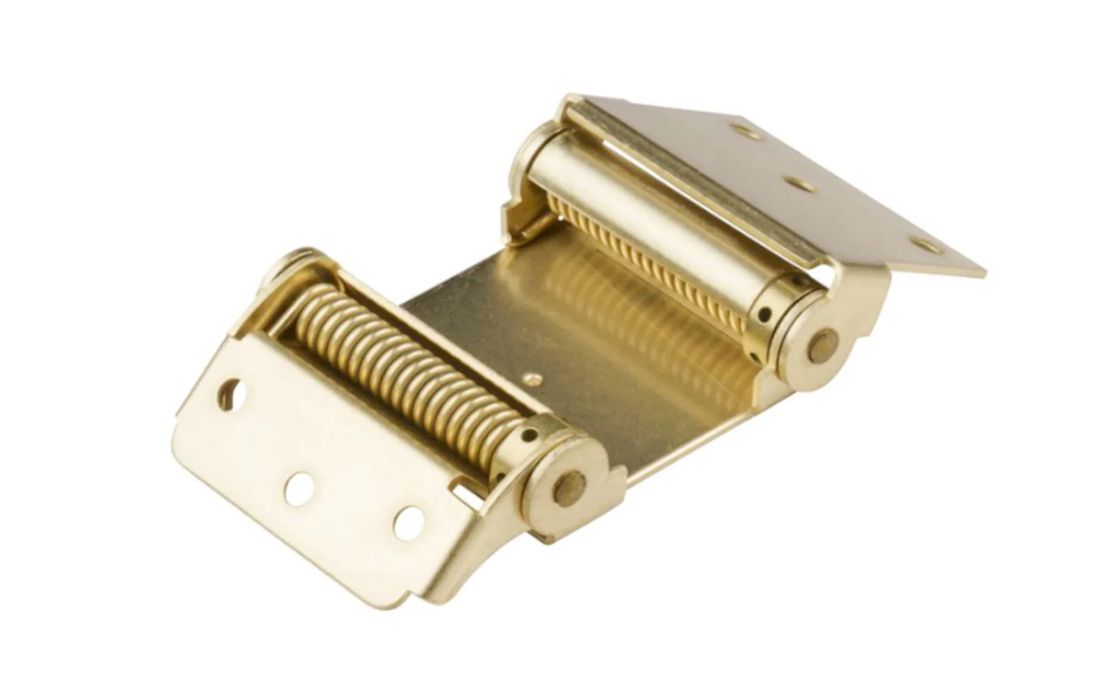 3" Brass Finish Double-Action Spring Hinge