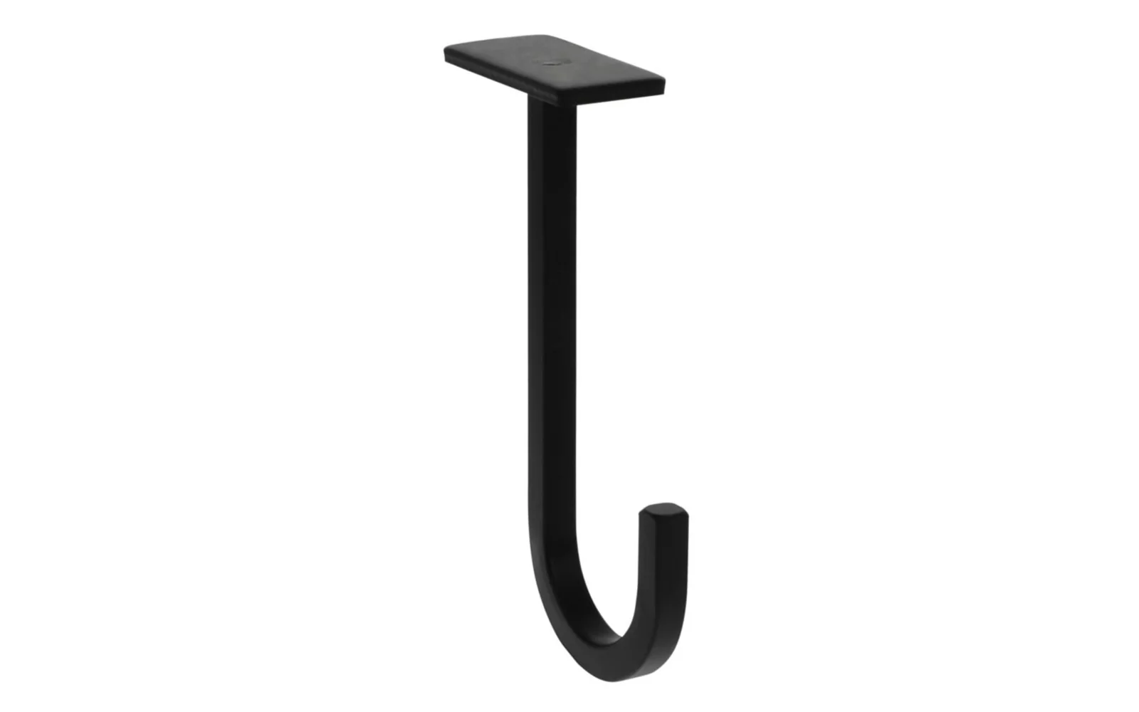 5" Long Black Ceiling Hook