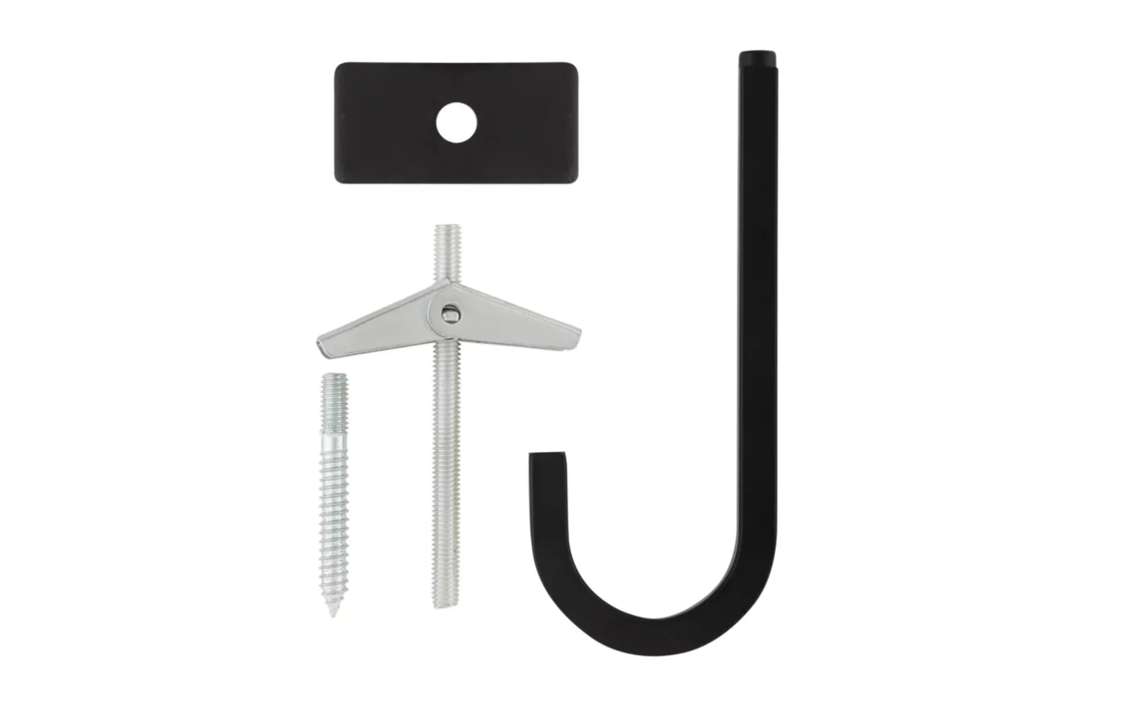 5" Long Black Ceiling Hook - Image 2