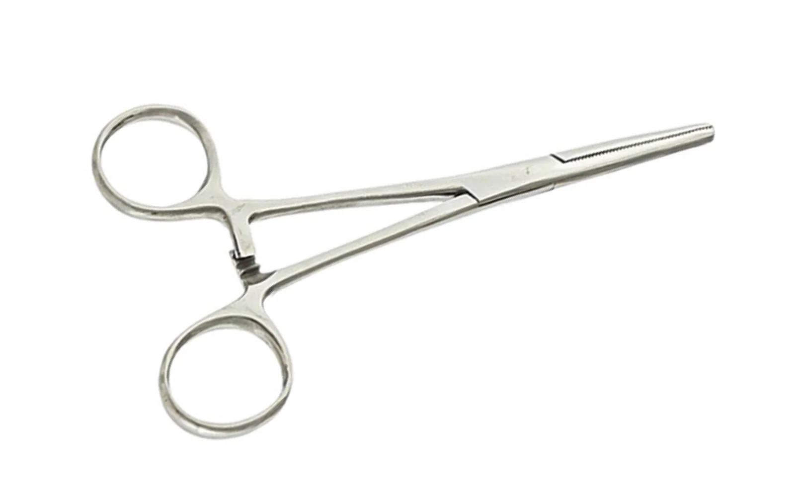 6-1/4" Stainless Steel Straight Forceps - Image 2