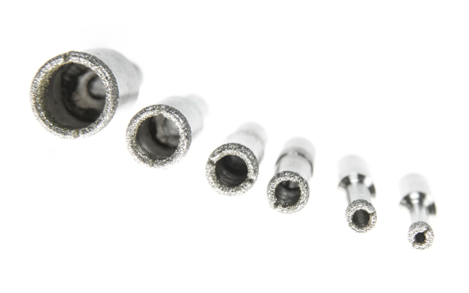 6-Piece Small Diamond Hole Saw Set - 80 Grit - Image 4