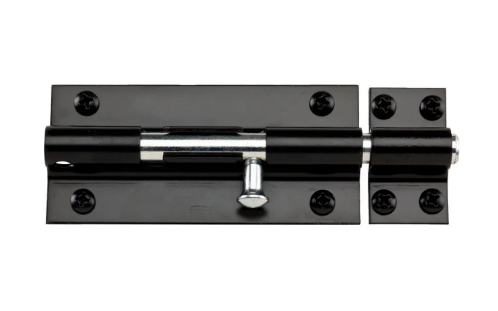 8" Black Finish Extra Heavy Duty Barrel Bolt