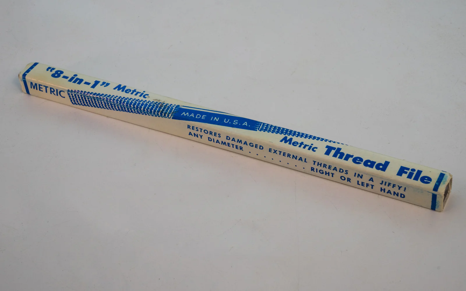 "8-in-1" Metric Thread File