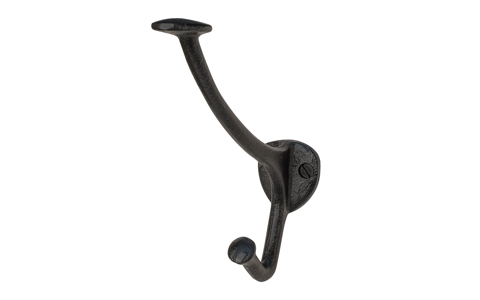 Art Nouveau Black Cast Iron Hall Tree Hook