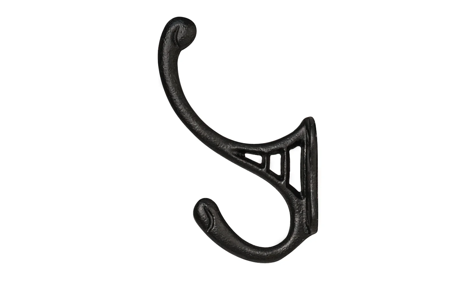 Black Cast Iron Hall Tree Hook - Image 3