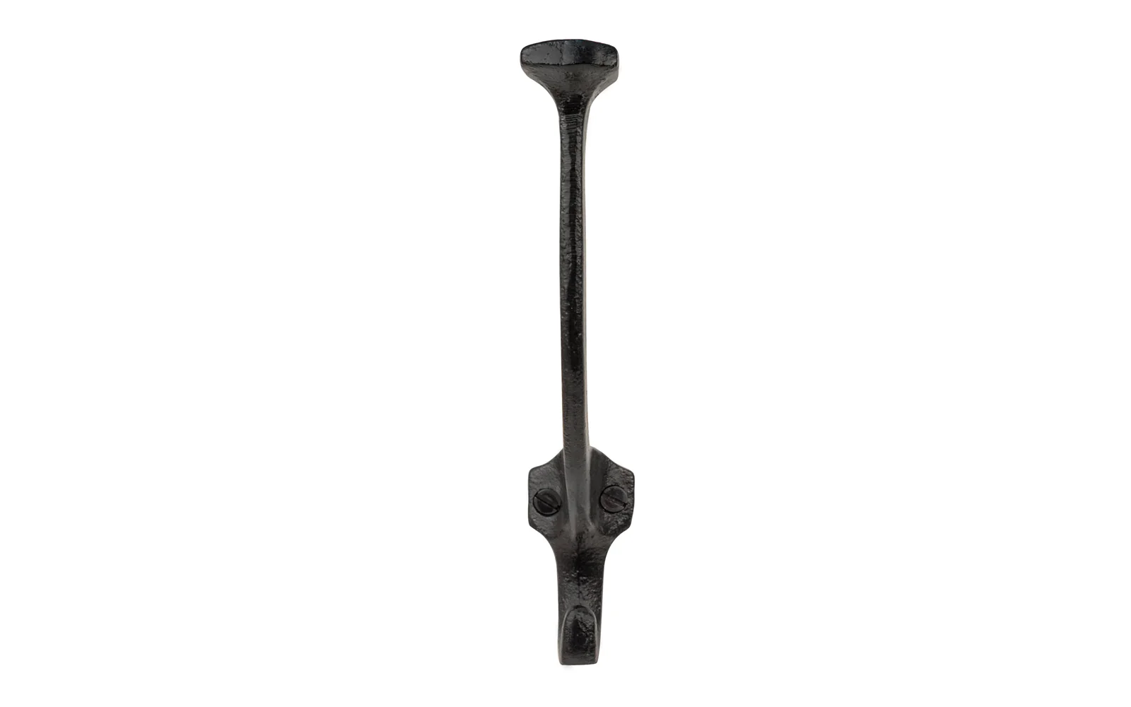 Mission-Style Black Cast Iron Hall Tree Hook - Image 2