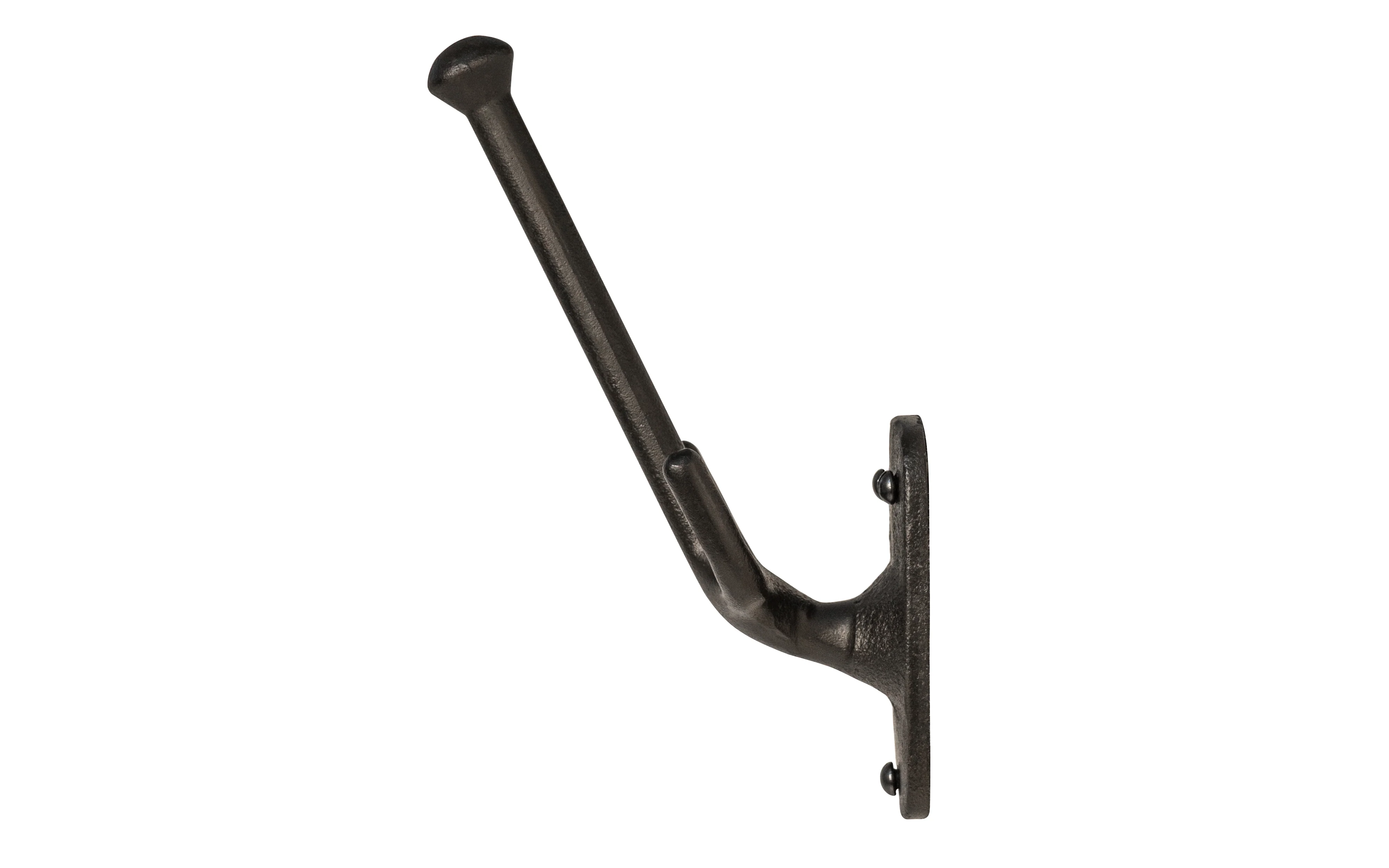 Black Cast Iron Gustav Stickley Style Three-Prong Hook - Image 2