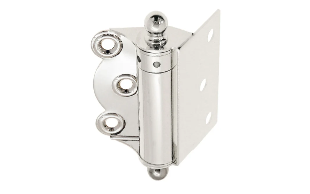 Brass Half Surface Spring Door Hinge with Ball-Tips - Image 2