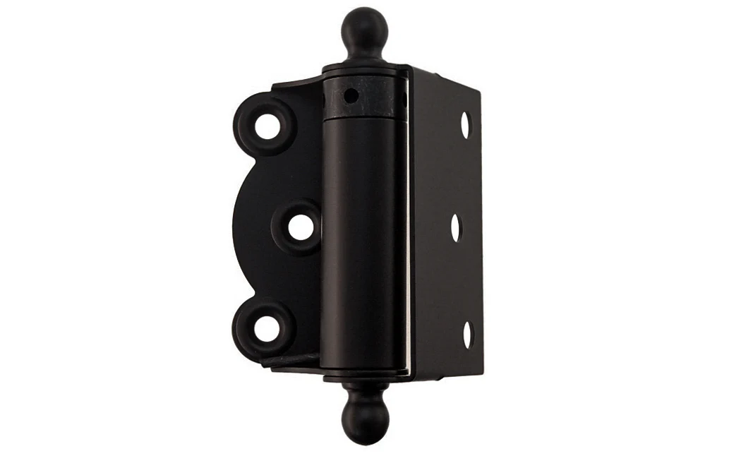 Brass Half Surface Spring Door Hinge with Ball-Tips - Image 4