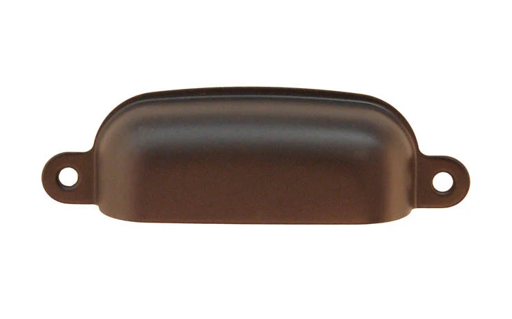Stamped Brass Bin Pull ~ 3-1/4" On Centers