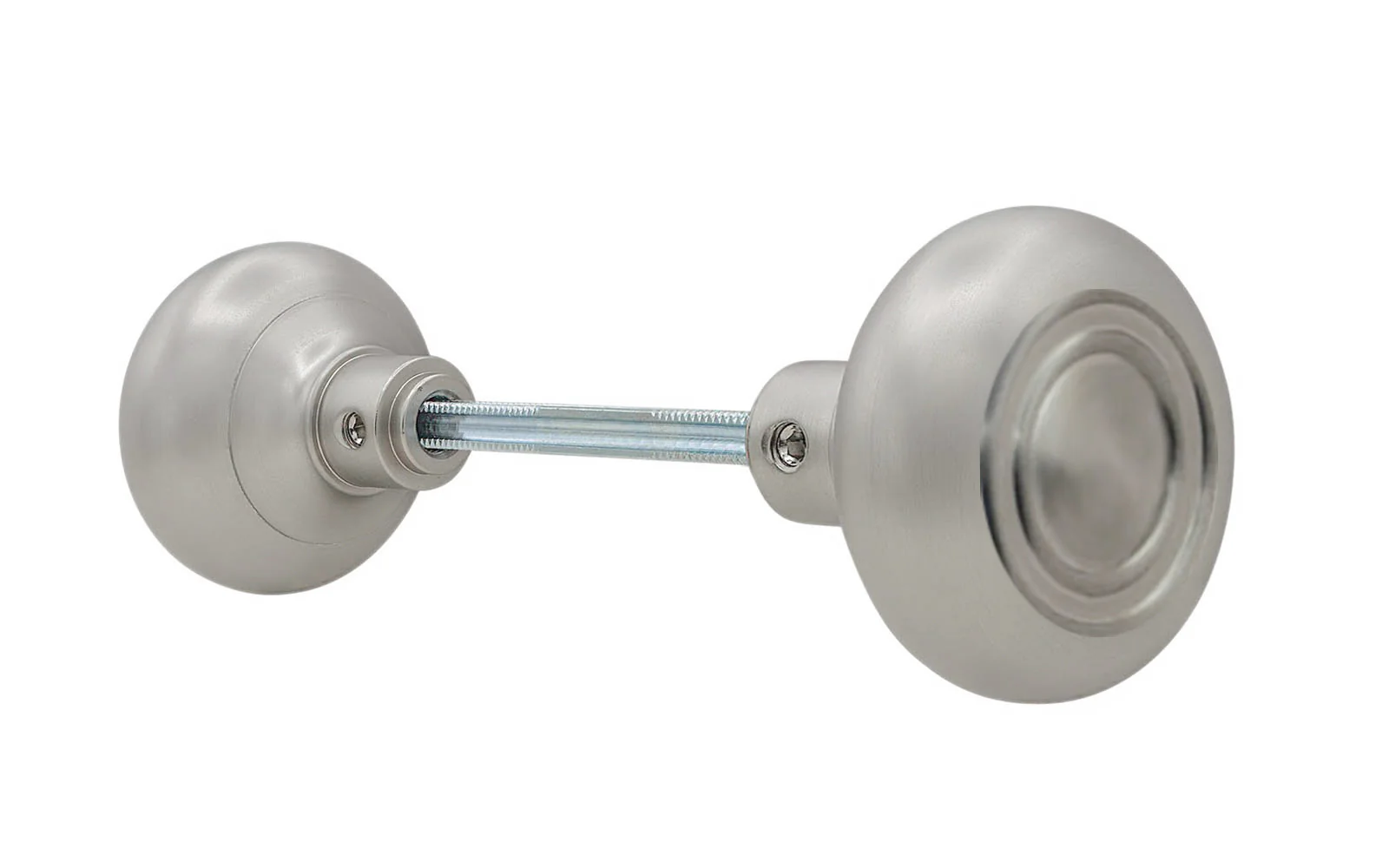 Pair of Brass Circle-Ring Design Doorknobs - Image 7