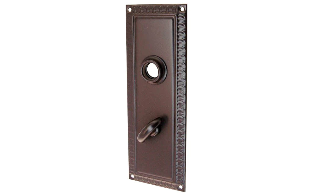 Brass Escutcheon Door Plate with Thumbturn - Image 4