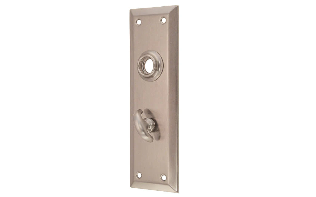 Brass Escutcheon Door Plate with Thumbturn - Image 4