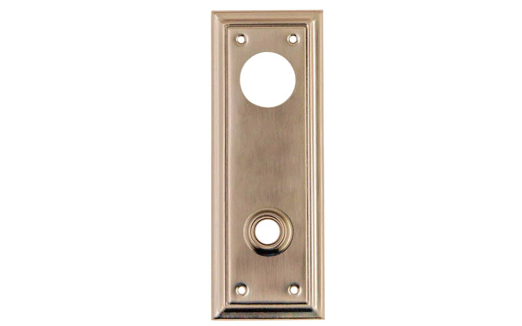 Brass Escutcheon Keyway Cylinder Door Plate - Image 4