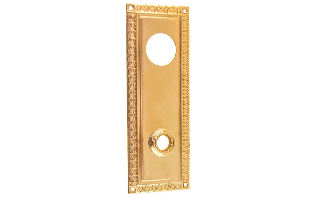 Brass Escutcheon Keyway Cylinder Door Plate - Image 5