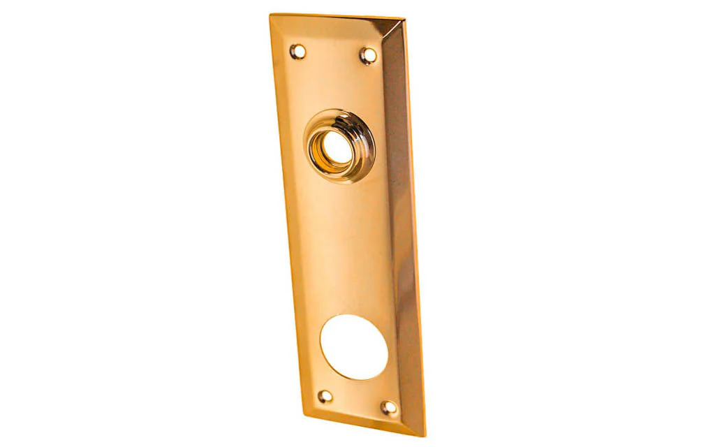 Brass Escutcheon Keyway Cylinder Door Plate - Image 3