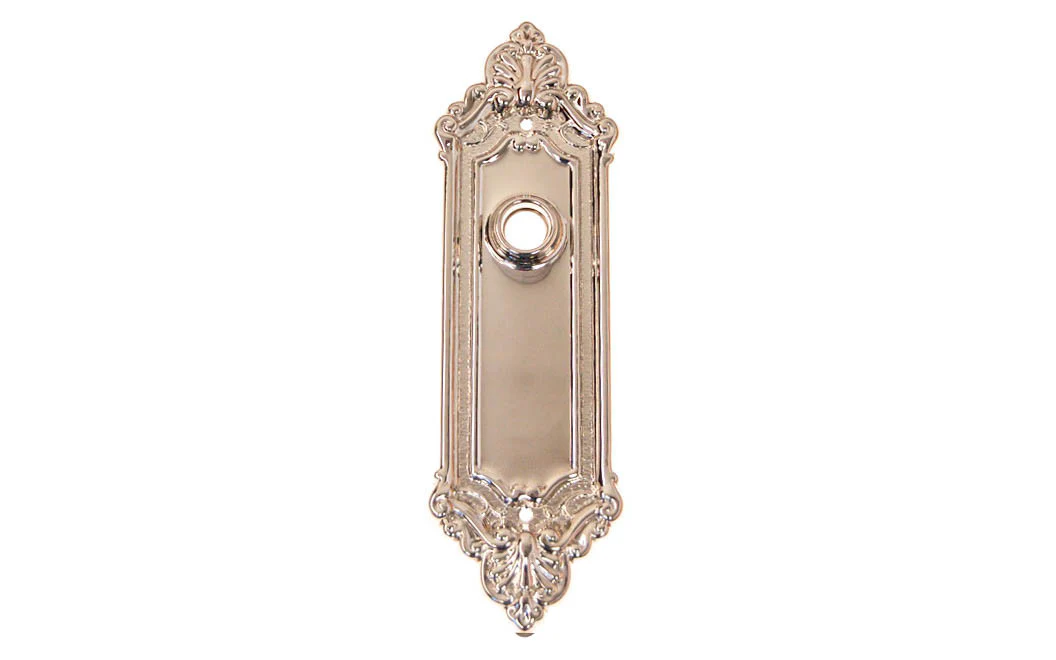 Ornate Brass Escutcheon Door Plate - Image 2