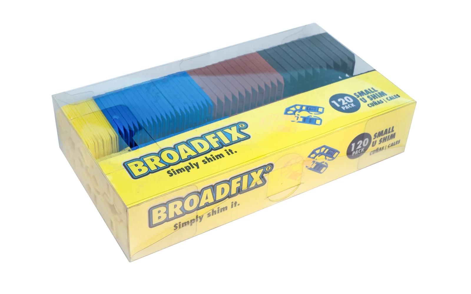 Broadfix 2-1/8" Plastic Small U Shims ~ 120 Pack