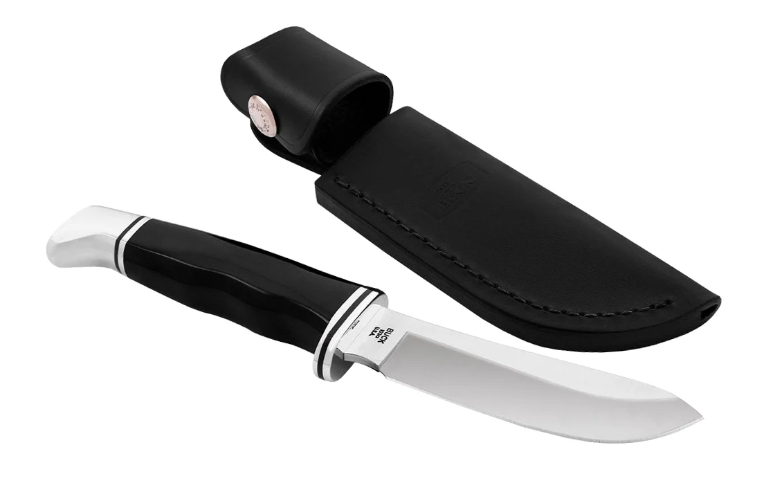 Buck Knives 103 Skinner Fixed Blade Knife with Black Handle & Sheath - Image 2