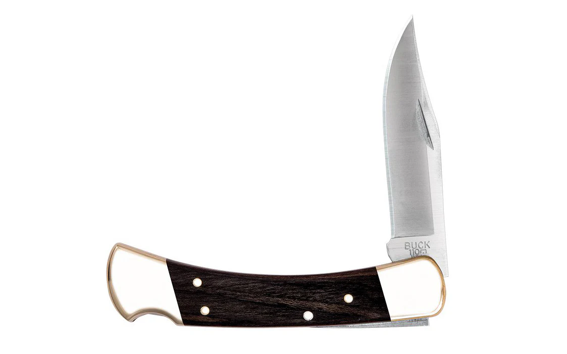 Buck Knives 110 Folding Hunter Knife & Sheath - Image 2