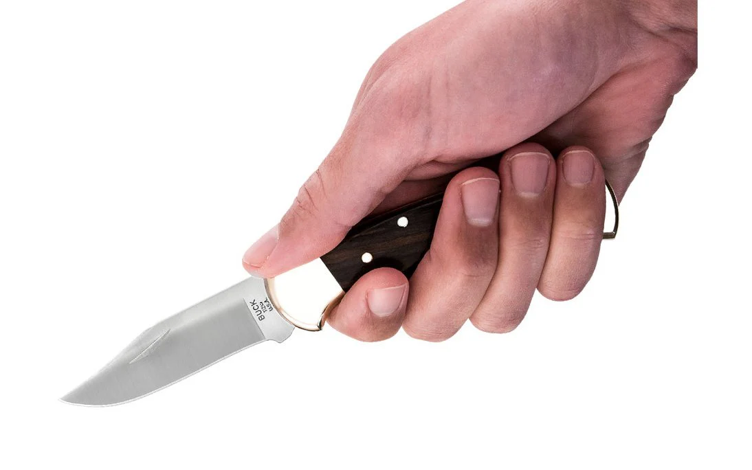 Buck Knives 112 Folding Ranger Knife & Leather Sheath - Image 5