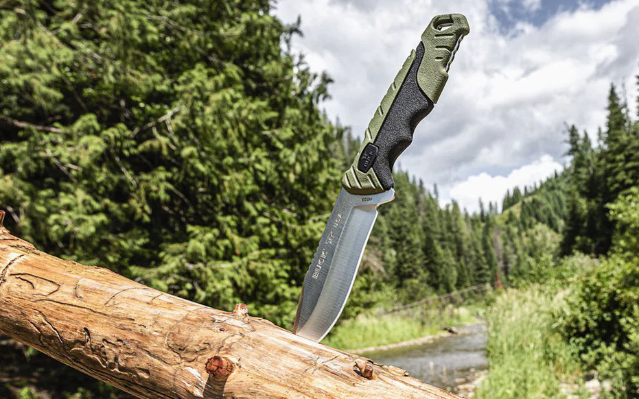 Buck Knives 658 Pursuit, Small Fixed Blade Knife - Green - Image 5