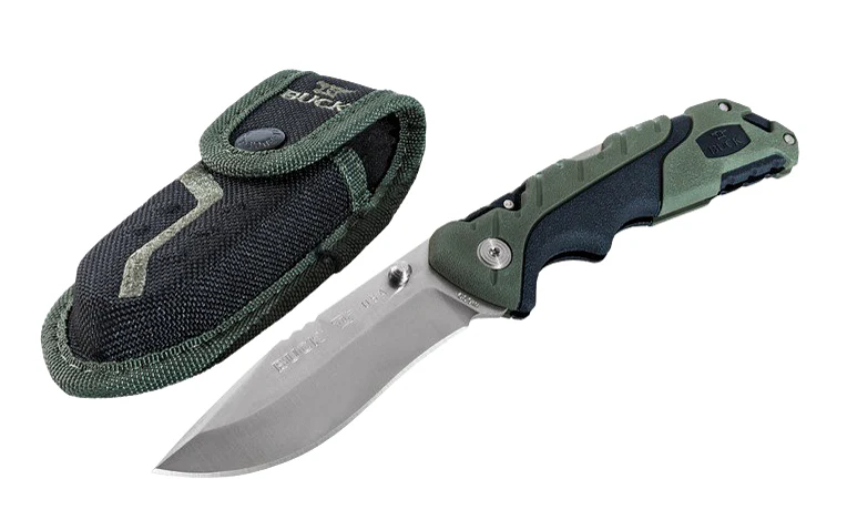 Buck Knives 659 Pursuit, Large Folding Knife - Green - Image 2