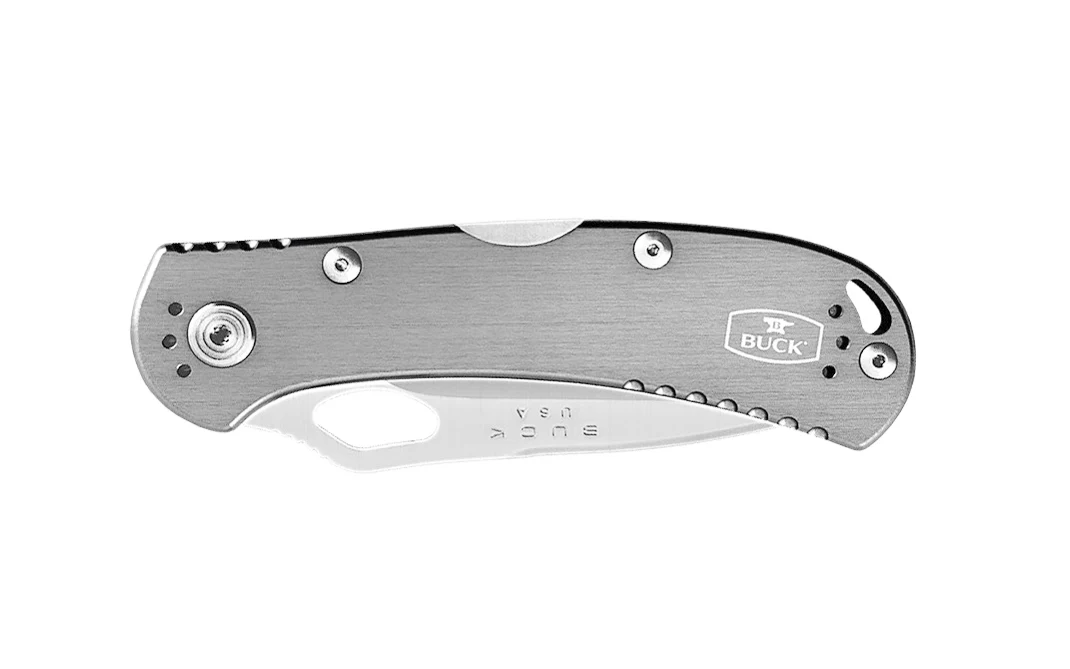 Buck Knives 722 Spitfire Folding Pocket Knife - Gray - Image 2