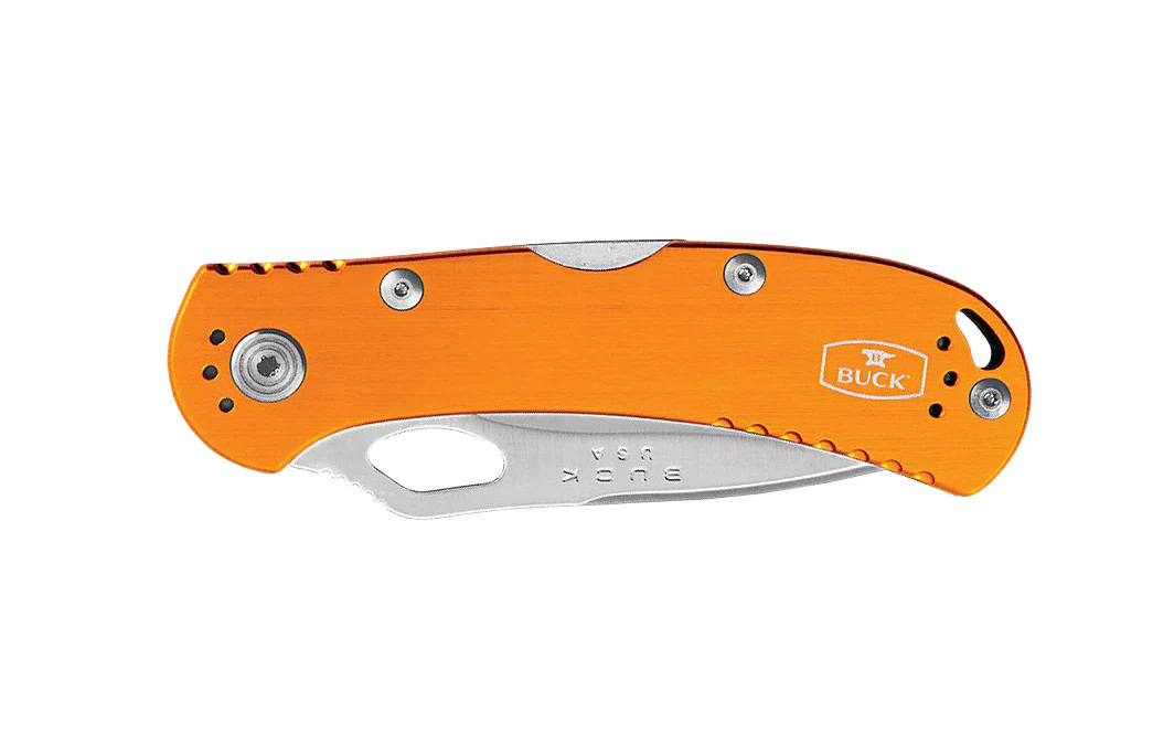 Buck Knives 722 Spitfire Folding Pocket Knife - Orange - Image 2