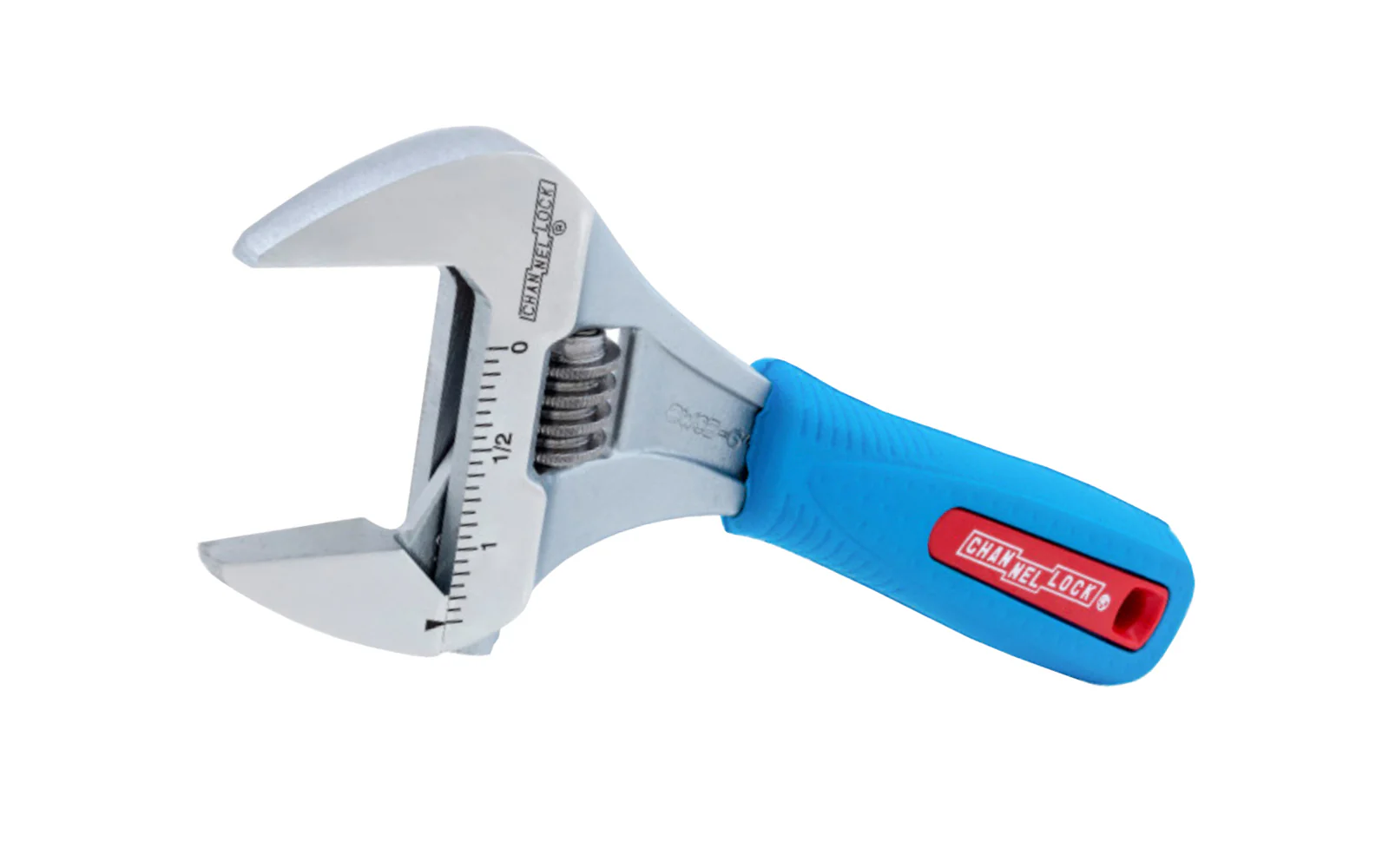 Channellock 6" Adjustable Wrench "Wide Azz" 'Code Blue" - Image 2
