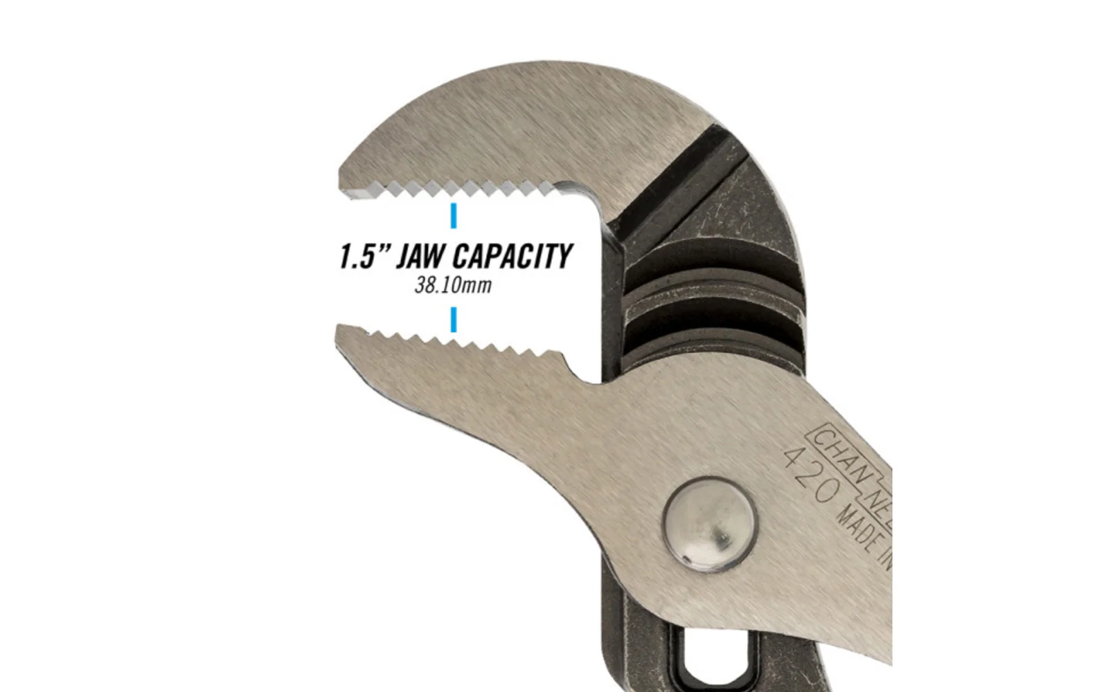 Channellock 9-1/2" Straight Jaw Tongue & Groove Plier - 420 - Image 4