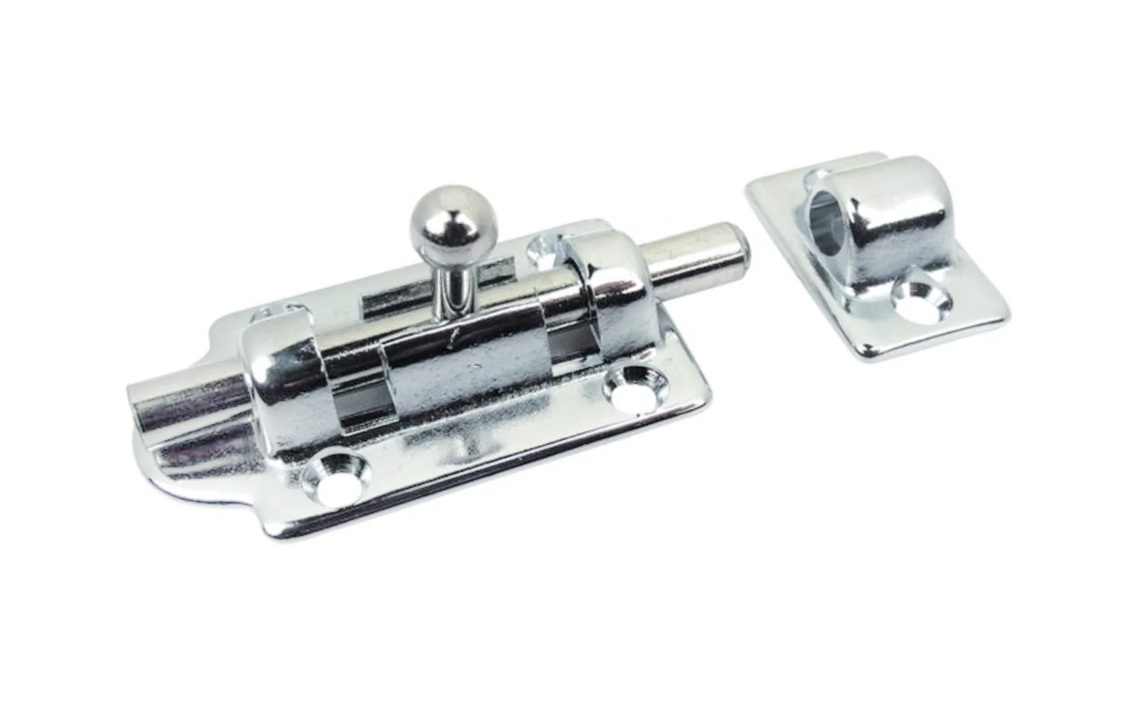 Chrome Plated Brass Barrel Bolt
