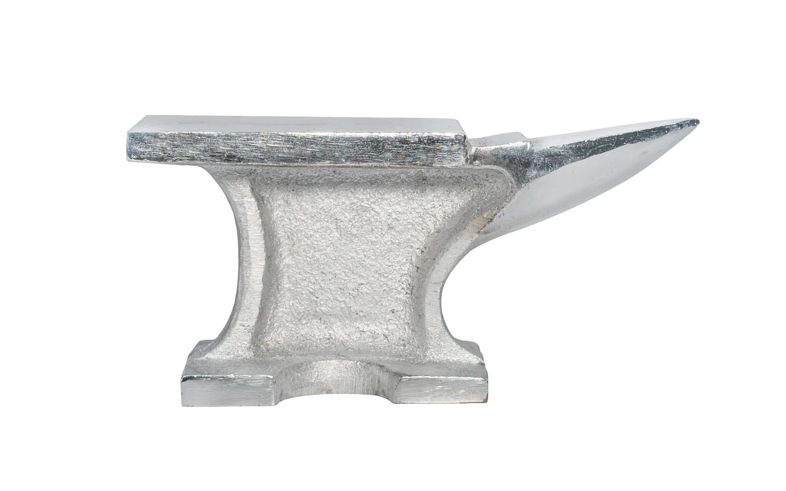 Chrome Plated Steel Single-Horned Anvil - 1.2 lb - Image 2