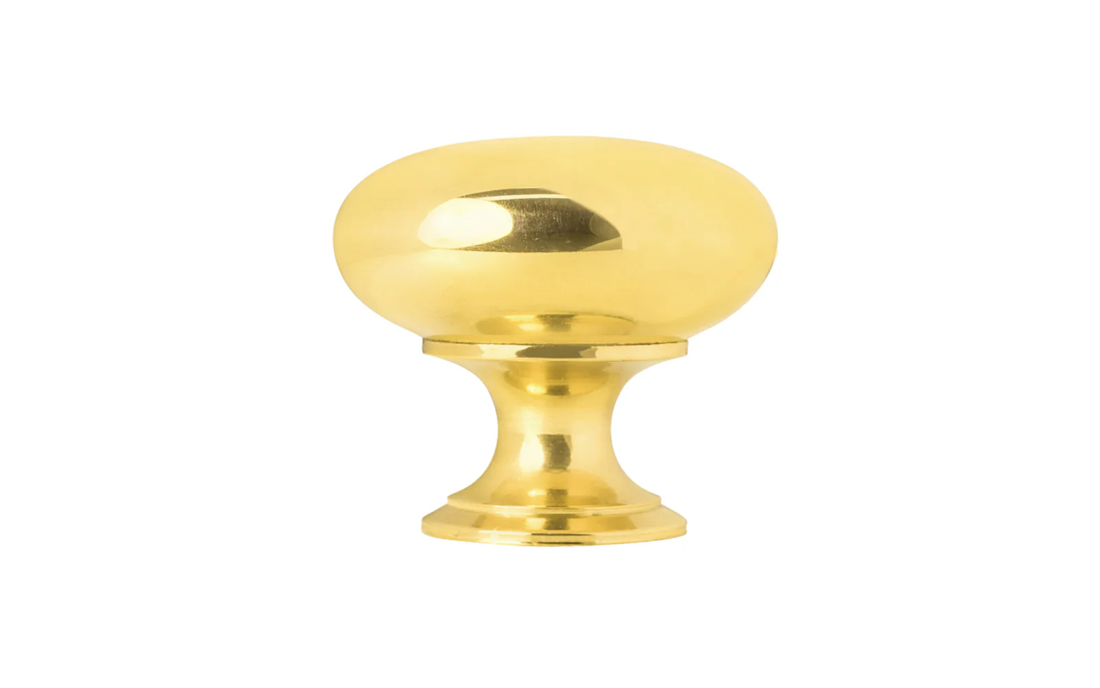Classic Brass Cabinet Knob ~ Lacquered Brass Finish - Image 2